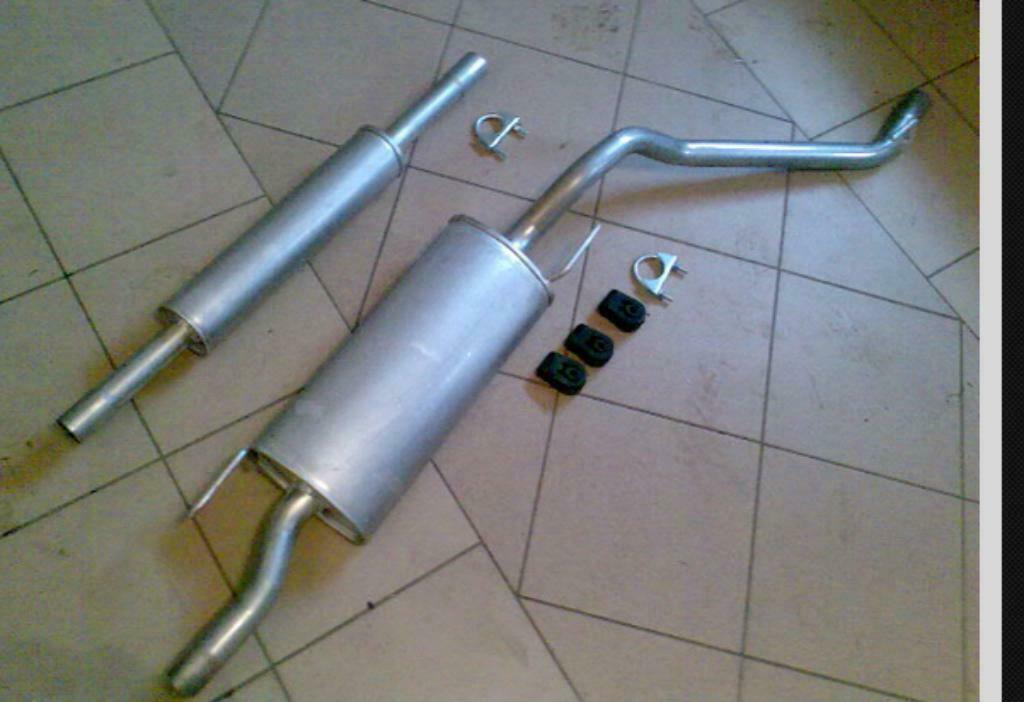 uitlaat vw golf 3 1.6 1.9 2.0 nieuw, Ophalen of Verzenden, Nieuw