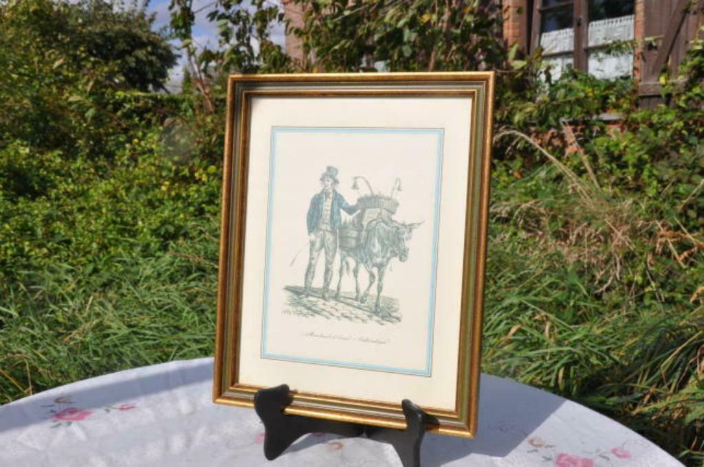 §  cadre gravure marchand d'encre  carle vernet (3), Antiquités & Art, Enlèvement ou Envoi