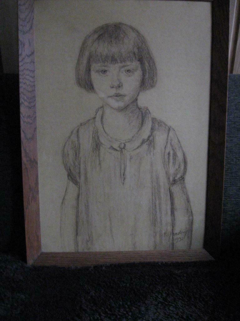 prachtige kadertekening, Antiek en Kunst, Ophalen