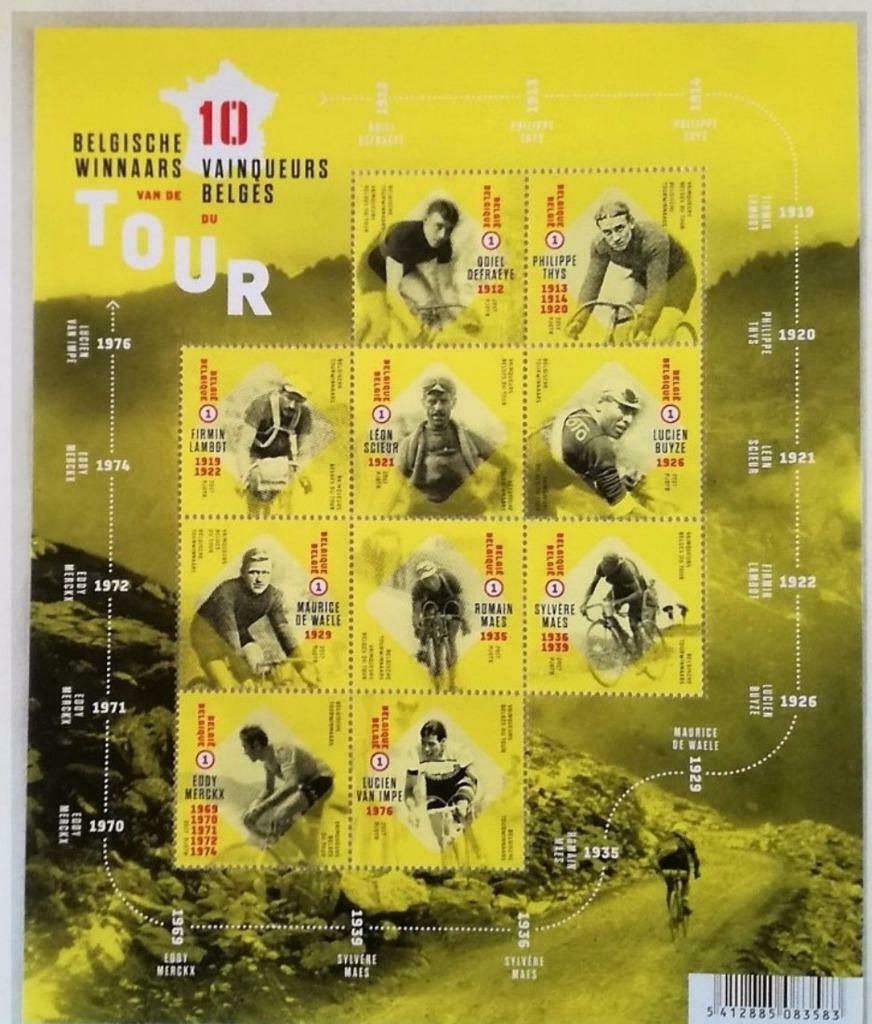 2017-06  - 10 x1.63 € 2026 VAINQUEURS tour de France, Enlèvement ou Envoi, Neuf