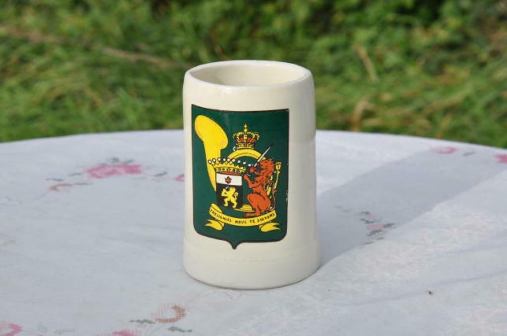 §  chope militaire gres guerin 33 cl, Collections, Objets militaires | Général, Enlèvement ou Envoi, Armée de terre, Autres types