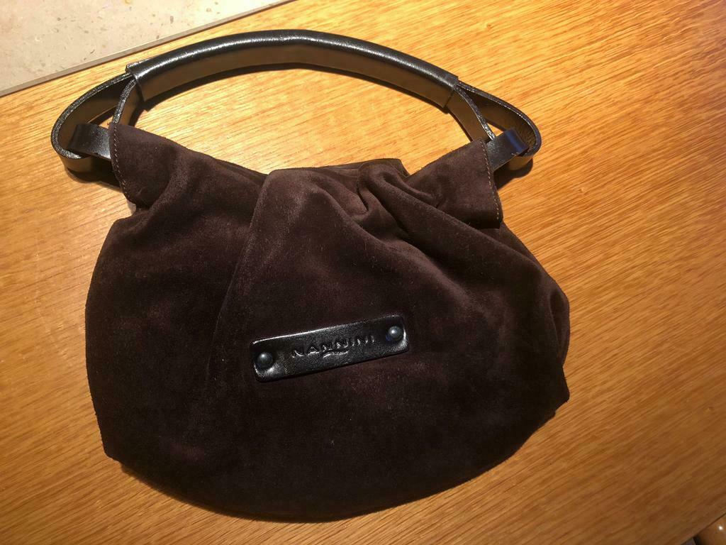 Bruin handtasje Nanini, Envoi, Comme neuf, Brun