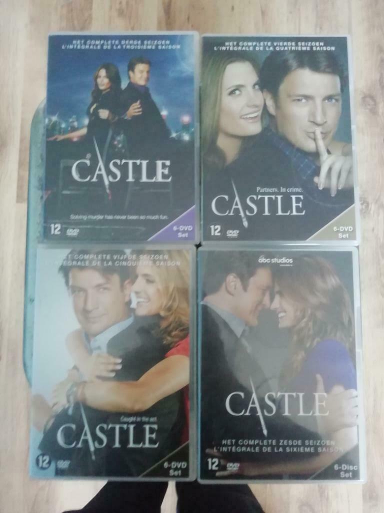 Vier seizoenen Castle, Cd's en Dvd's, Dvd's | Tv en Series, Vanaf 12 jaar, Ophalen of Verzenden, Drama, Boxset