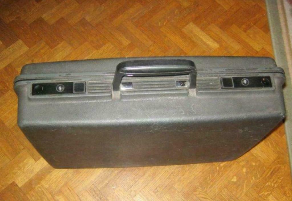 akte koffer merk Delsey zwart, Ophalen of Verzenden, Gebruikt