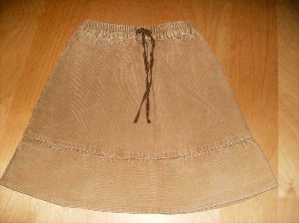 beige dun velouren rokje, Enlèvement ou Envoi, Utilisé, Fille, Robe ou Jupe