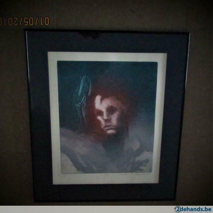 Christian De Schepper  originele  genummerde  hand getekend, Ophalen, Gebruikt