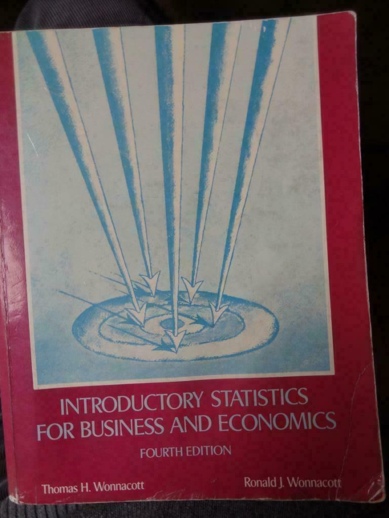 Introductory Statistics for Business and Economics, Ophalen of Verzenden, Gelezen, Thomas H. & Ronald J. Wonnacott