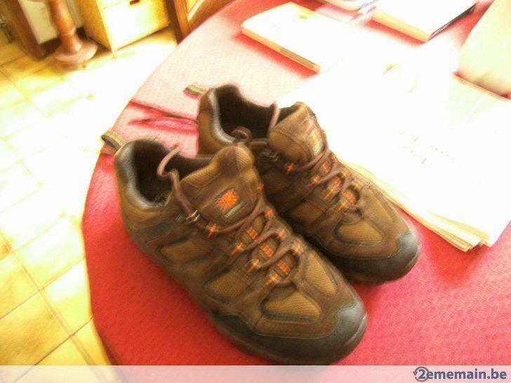 chaussures  randonnee homme brunes.karrimor.pointure 42 1/2, Enlèvement ou Envoi, Porté, Brun, Chaussures de marche