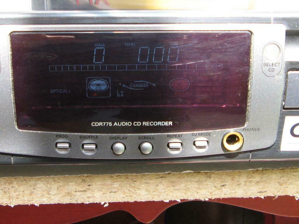 Audio Cd Recorder Philips CDR 775 in perfecte staat, Ophalen of Verzenden, Zo goed als nieuw, Philips