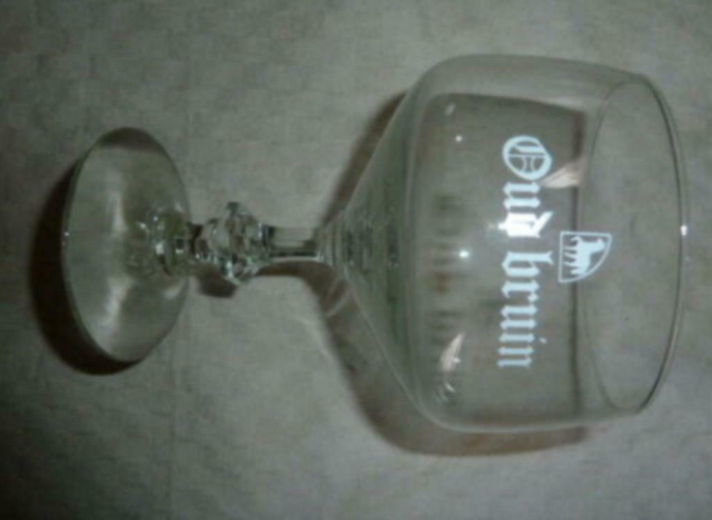 #A bier glas OUD BRUIN brouwerij Anglo Belge - Zulte, Verzamelen, Glas en Drinkglazen, Nieuw, Bierglas, Ophalen of Verzenden