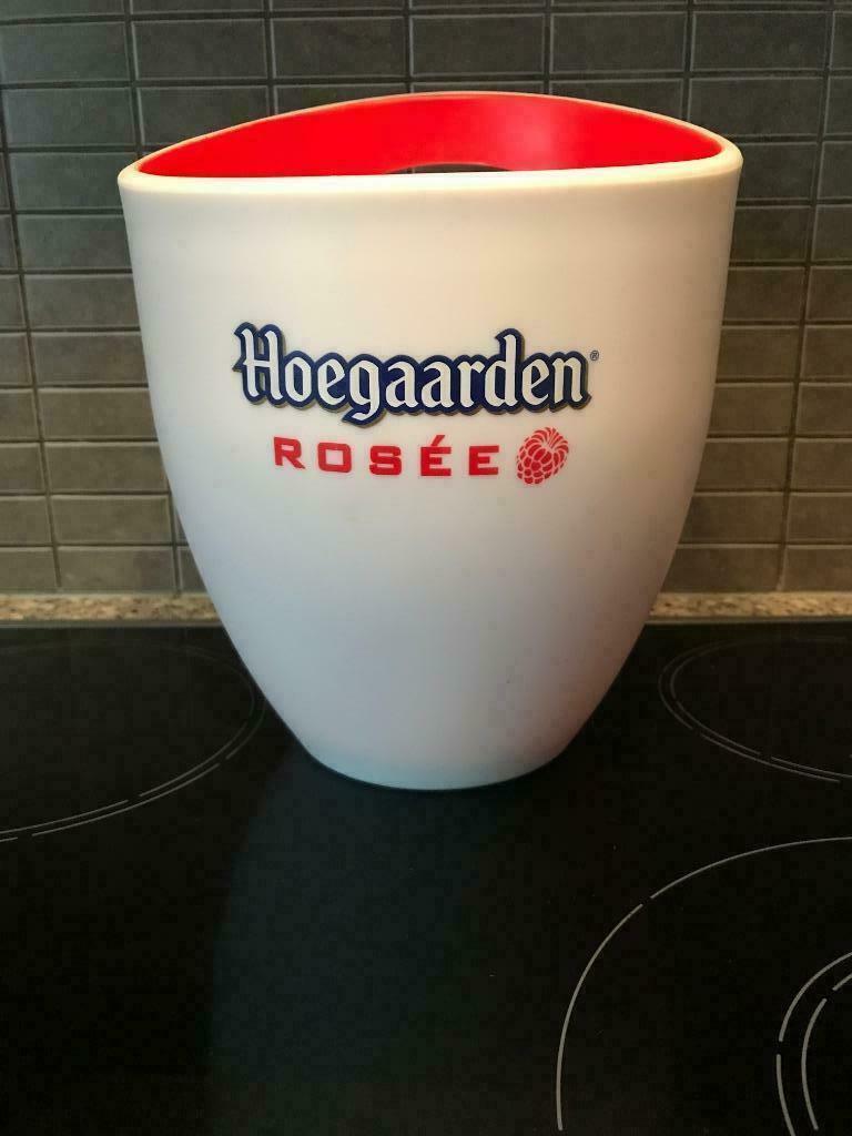 Seau à glace en plastique Hoegaarden Rosée, Enlèvement ou Envoi, Comme neuf, Chope(s), Autres marques