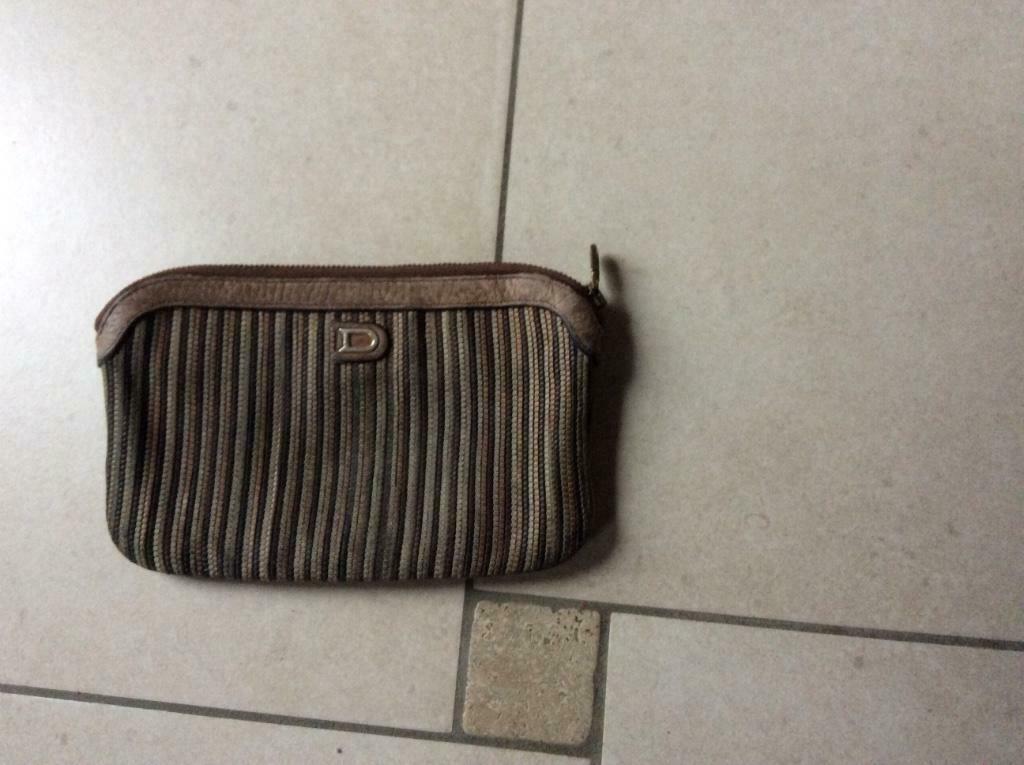 Pochette Delvaux, Ophalen of Verzenden, Gebruikt, Bruin, Overige merken