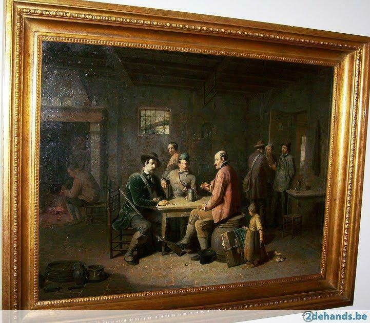 schilderij henri de pratere (1815-1890)