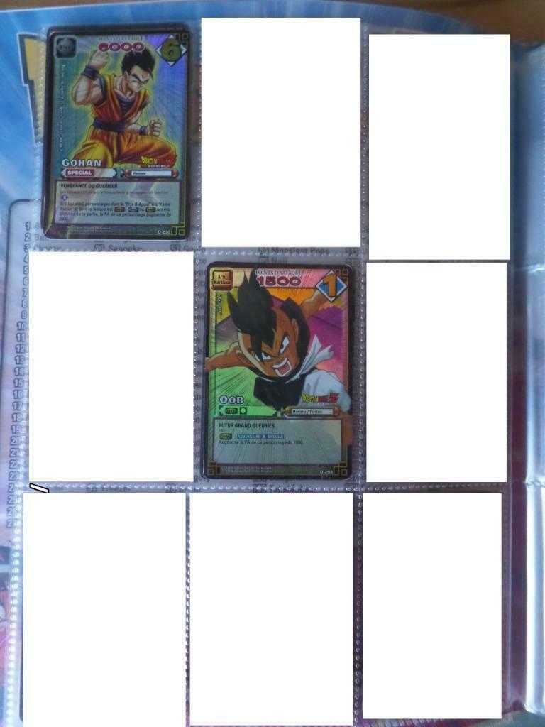 Cartes Dragon Ball z Française série 2 et 3, Enlèvement ou Envoi, Utilisé, Cartes en vrac