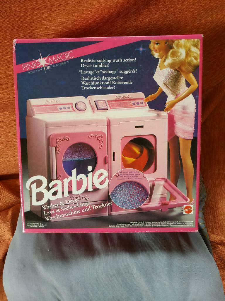 Barbie wasmachine en droger 1991 vintage, Verzamelen, Ophalen of Verzenden, Nieuw