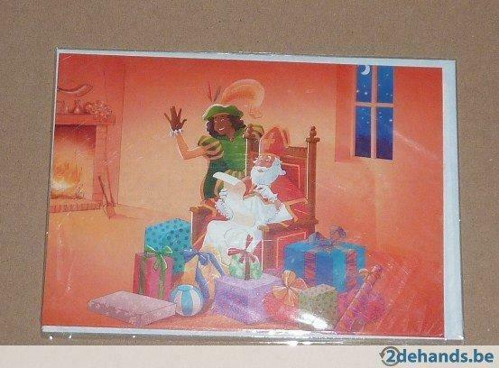 Wenskaart Sinterklaas + enveloppe  Nieuw, Verzamelen