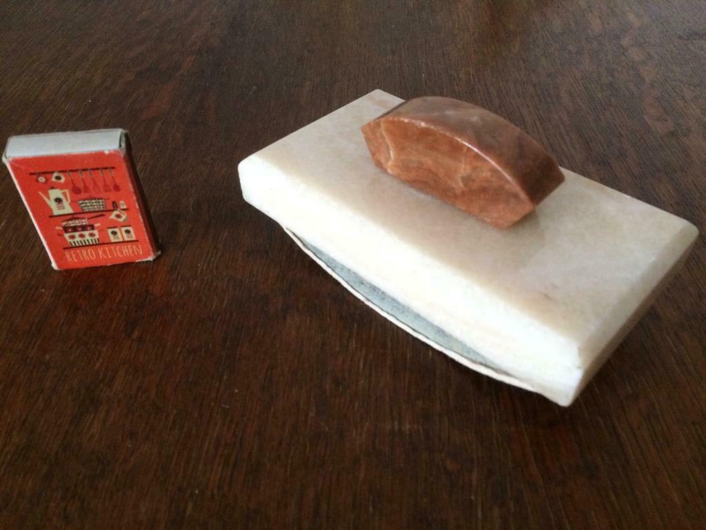 Sèche-encre buvard en marbre Art déco des années 1950, Antiquités & Art, Enlèvement ou Envoi