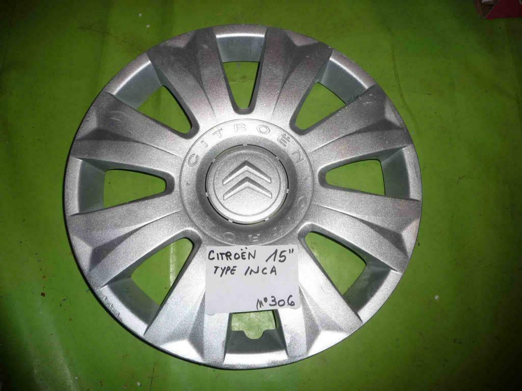 enjoliveur Citroën 15'' (n°306) -1 pc, Autos, Achat, 4 portes, Berline, Particulier