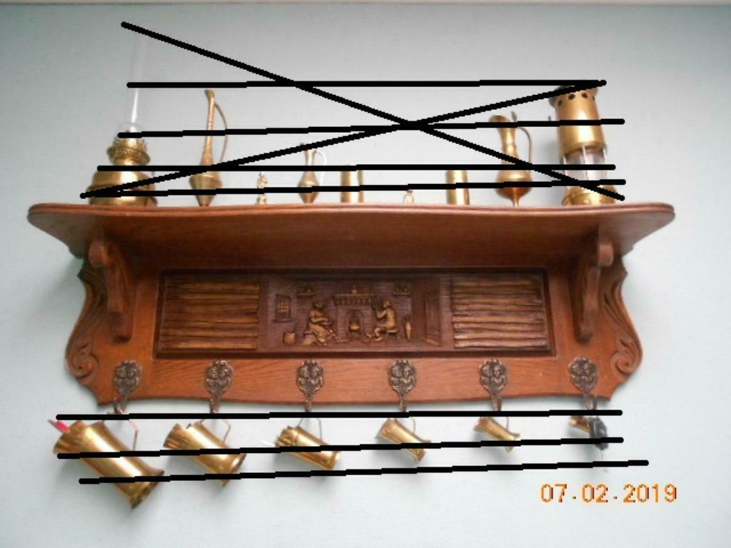 Archelle en bois scultée, Maison & Meubles, Accessoires pour la Maison | Étagères, Enlèvement, Comme neuf