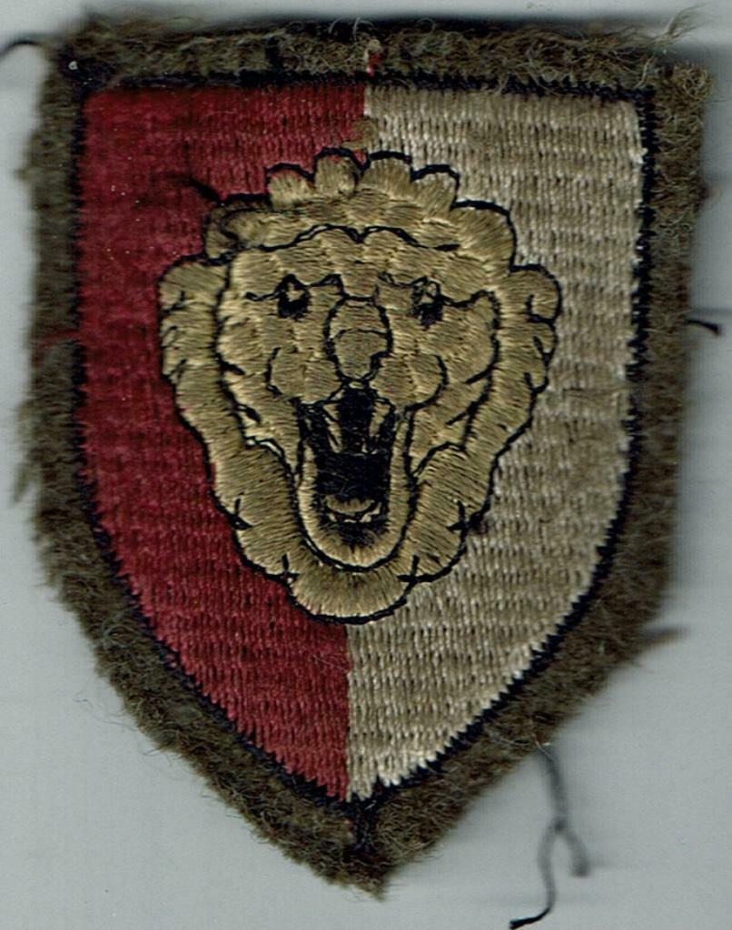 Stoffen mouwembleem Belgische 16de Pantserdivisie, Verzenden, Landmacht, Embleem of Badge