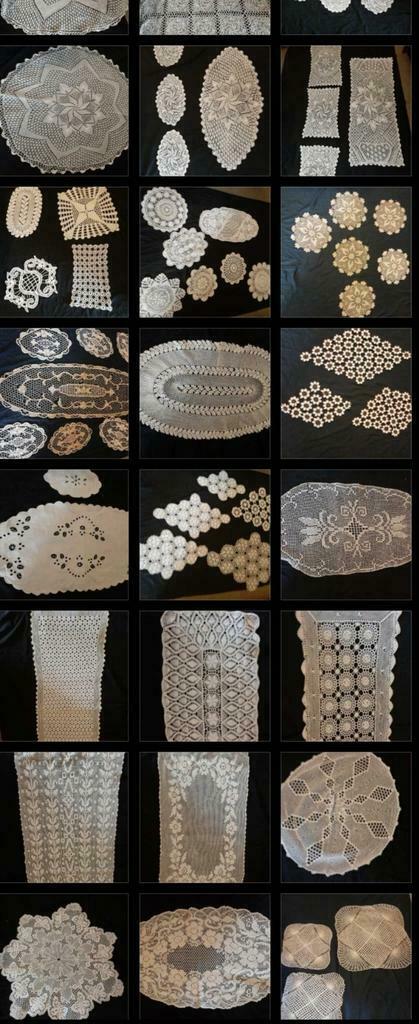 Lots de brocante avec dentelle fait à la main, Divers, Lots de brocante, Enlèvement, Comme neuf