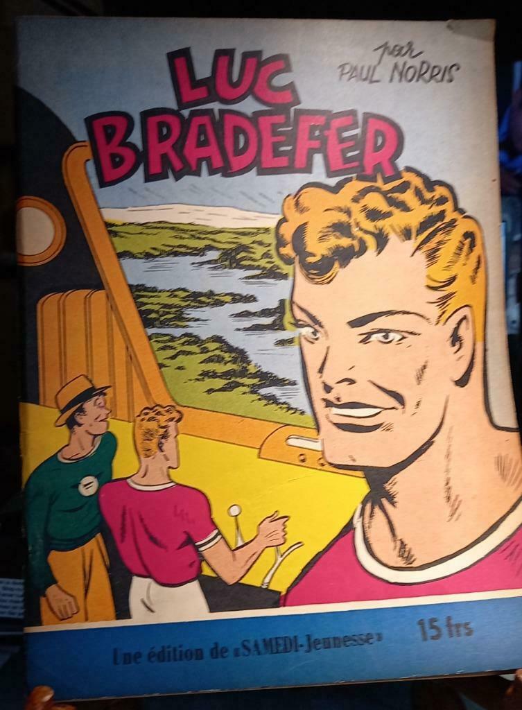 BD LUC BRADEFER 2/PAUL NORRIS/ED SAMEDI JEUNESSE 1958, Livres, BD, Enlèvement ou Envoi, Une BD, Utilisé, PAUL NORRIS