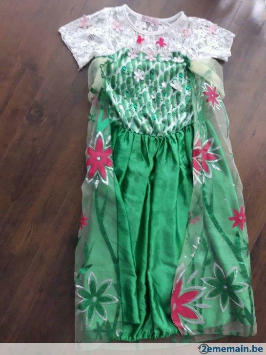 Robe reine des neiges II   8/10 ans, Utilisé, Fille