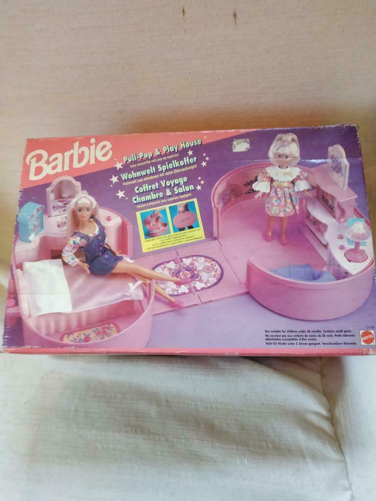 Barbie woonkoffer kamer & salon Mattel 1995, Verzamelen, Ophalen of Verzenden, Nieuw