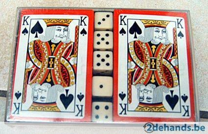 Speelkaarten met dobbelstenen, Verzamelen, Nieuw, Speelkaart(en)