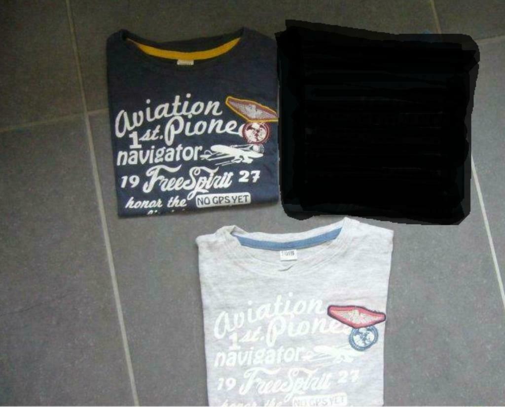 2 longsleeves - maat 110-116, Ophalen, Gebruikt, Jongen, Shirt of Longsleeve