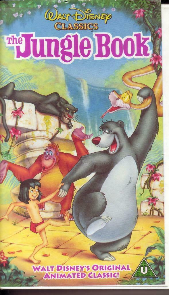 VHS - JUNGLE BOOK, Alle leeftijden, Ophalen of Verzenden, Actie en Avontuur
