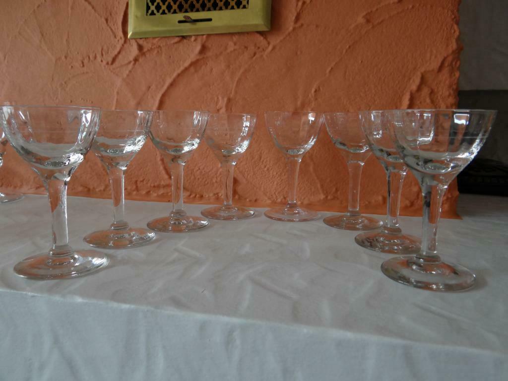 Verres anciens à pied de 1920, Antiquités & Art, Antiquités | Services (vaisselle) pièces, Enlèvement