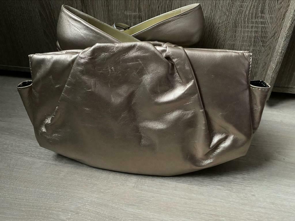 Clutch handtas Van Loock koperkleurig, Ophalen of Verzenden, Zo goed als nieuw, Overige kleuren, Avondtasje