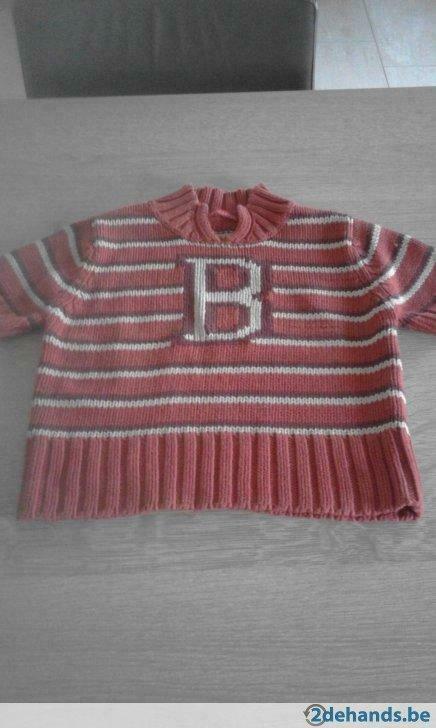 Pull met korte mouw. Baton rouge., Enlèvement ou Envoi, Utilisé, Fille, Pull ou Veste