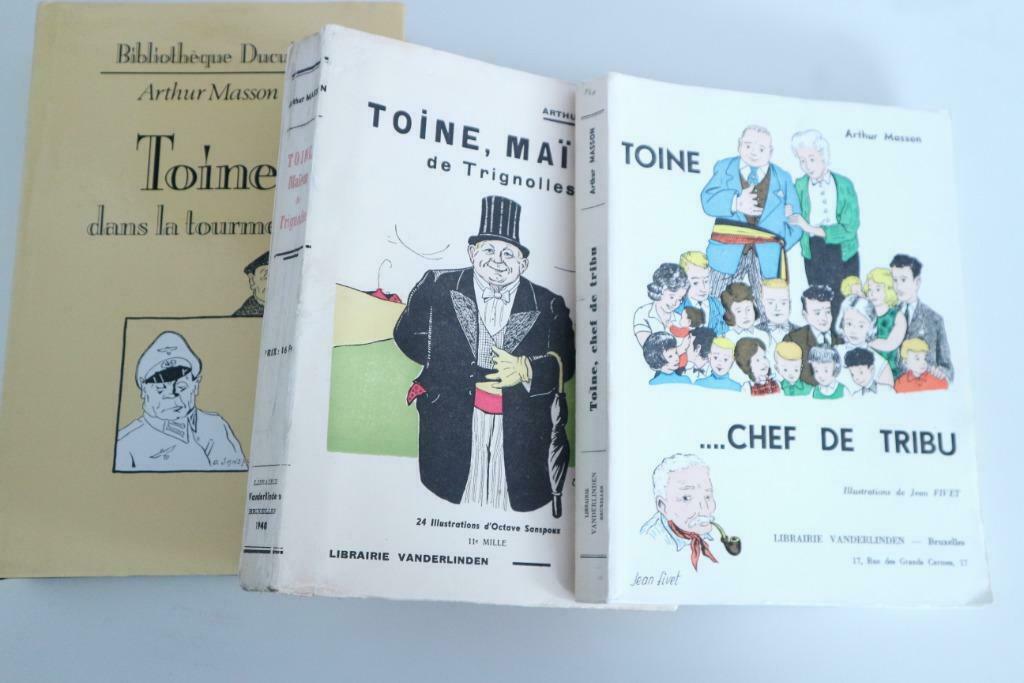 3 livres de Arthur MASSON édit. originales et ré., Livres, Romans, Utilisé, Belgique, Enlèvement ou Envoi