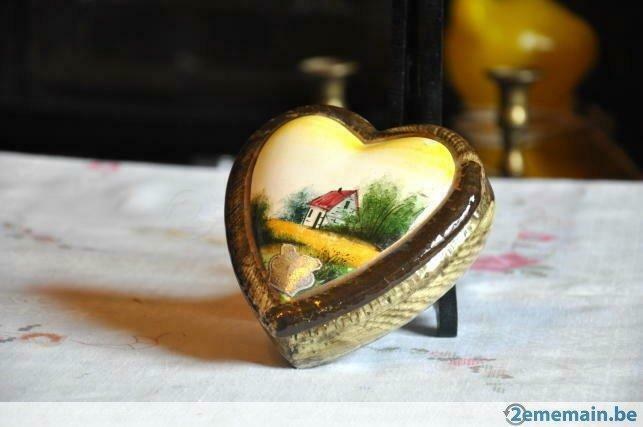 boite coeur en faience bequet, Enlèvement ou Envoi