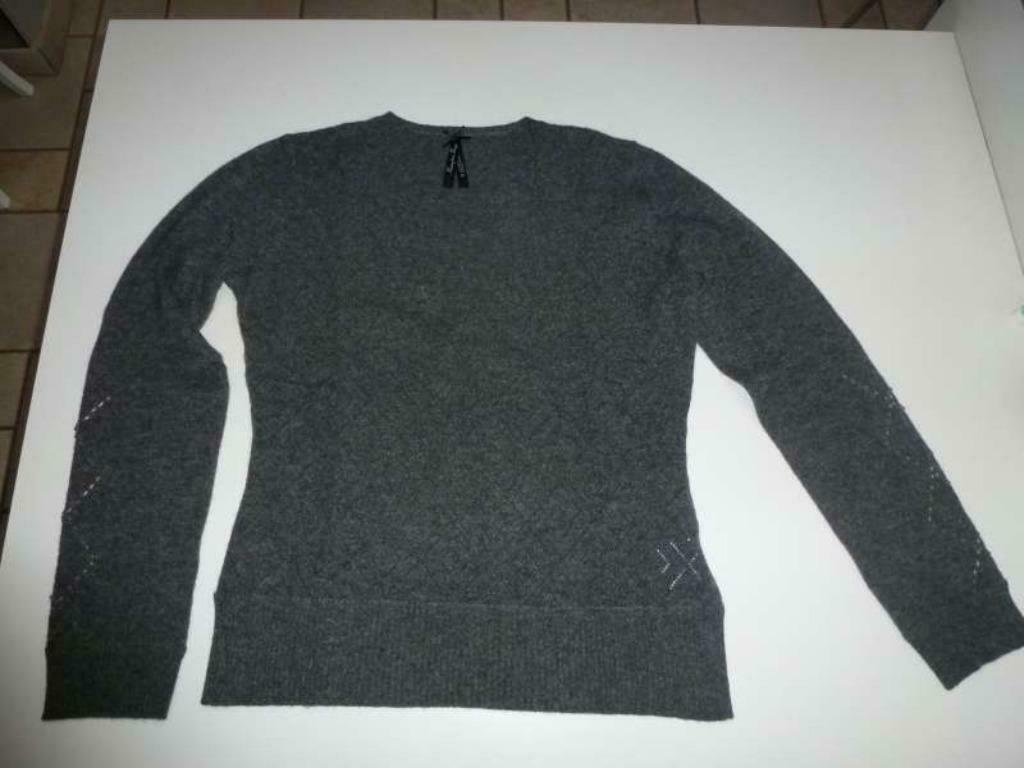 HAMPTON BAYS Donker grijze dames pull NIEUW, Vêtements | Femmes, Enlèvement ou Envoi, Neuf, Taille 38/40 (M), Gris