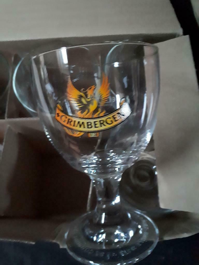 5 verres Grimbergen M14 neuf, Collections, Enlèvement ou Envoi
