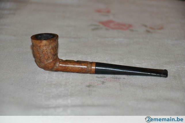 pipe de collection foyer sculpté ecorce, Ophalen of Verzenden, Gebruikt, Tabaksdoos of Verpakking