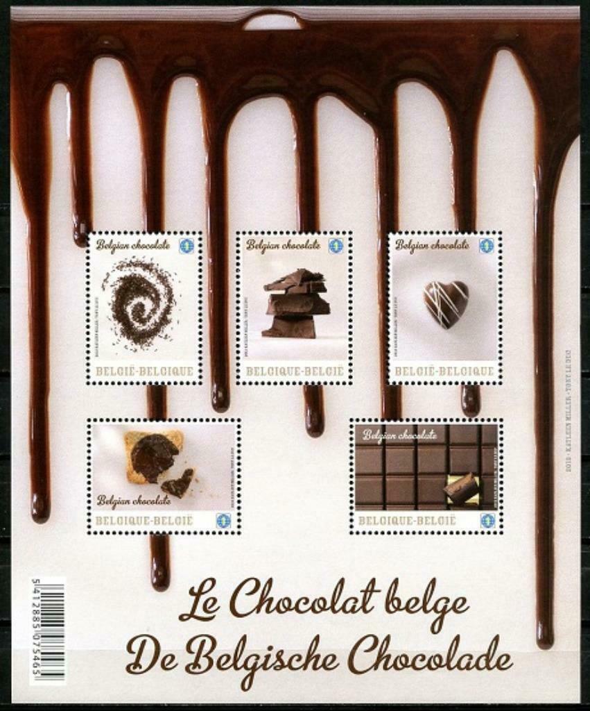 BL206 Belgische Chocolade (Rest van de wereld), Postzegels en Munten, Ophalen of Verzenden, Frankeerzegel, Postfris