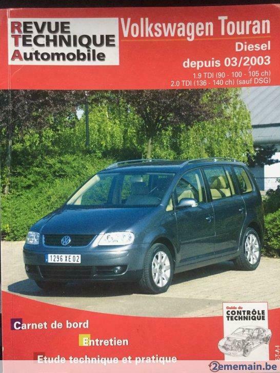 Revue Technique Automobile Volkswagen "Touran 1.9 / 2.0 TDi", Enlèvement ou Envoi