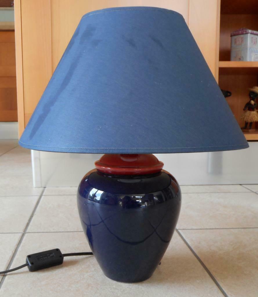 Lampadaire, bleu foncé, 45 cm, Enlèvement, Utilisé, Tissus