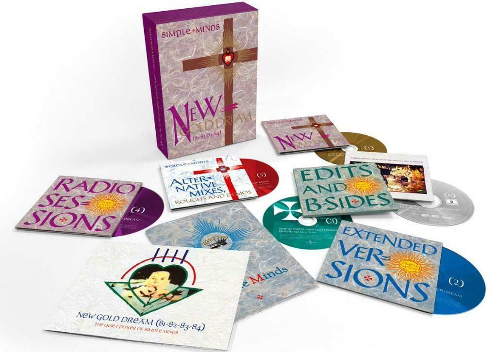 5Cd+Dvd Box Simple Minds New Gold Dream + BBC R1 Live ZGAN, CD & DVD, CD | Pop, Coffret, Enlèvement ou Envoi