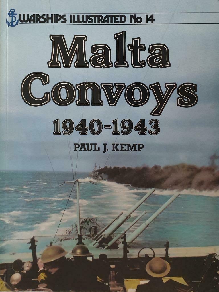 Warships Ilustrated No 14 Malta Convoys 1940-1943 - P.J.Kemp, Boeken, Tweede Wereldoorlog, Marine, Ophalen of Verzenden, Zo goed als nieuw