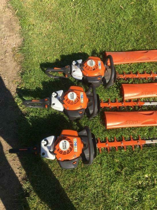 stihl hs82r heggenscharen 2017, Tuin en Terras, Overige Tuin en Terras, Ophalen, Gebruikt