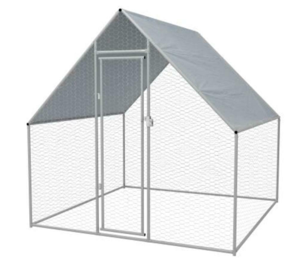 Poulailler 2x2x2m enclos grillagé parc chatiere voliere, Animaux & Accessoires, Autres accessoires pour animaux, Neuf, Envoi