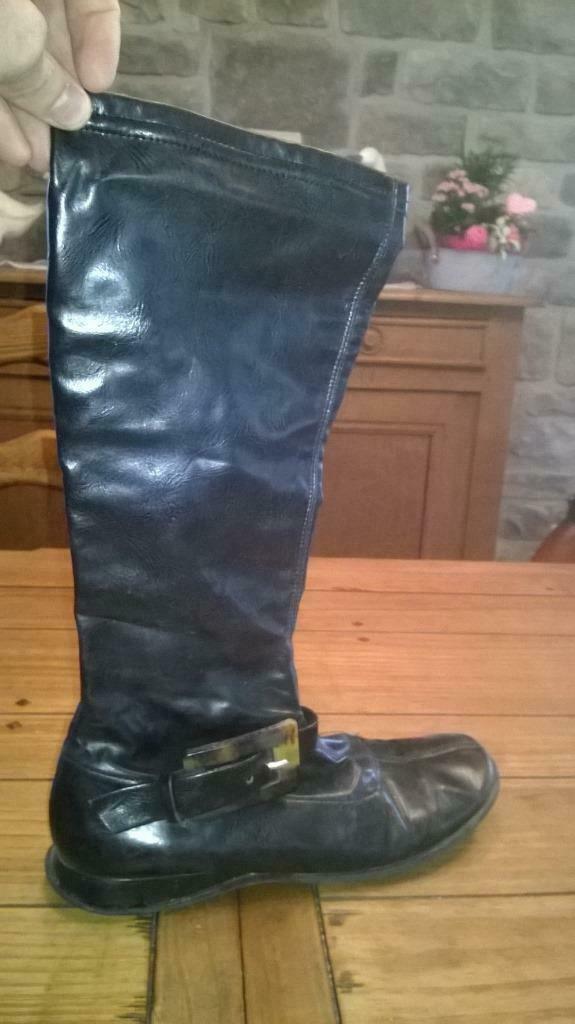 Botte femme de la Marque "JB Martin", Enlèvement, Porté, Bottes hautes, Noir