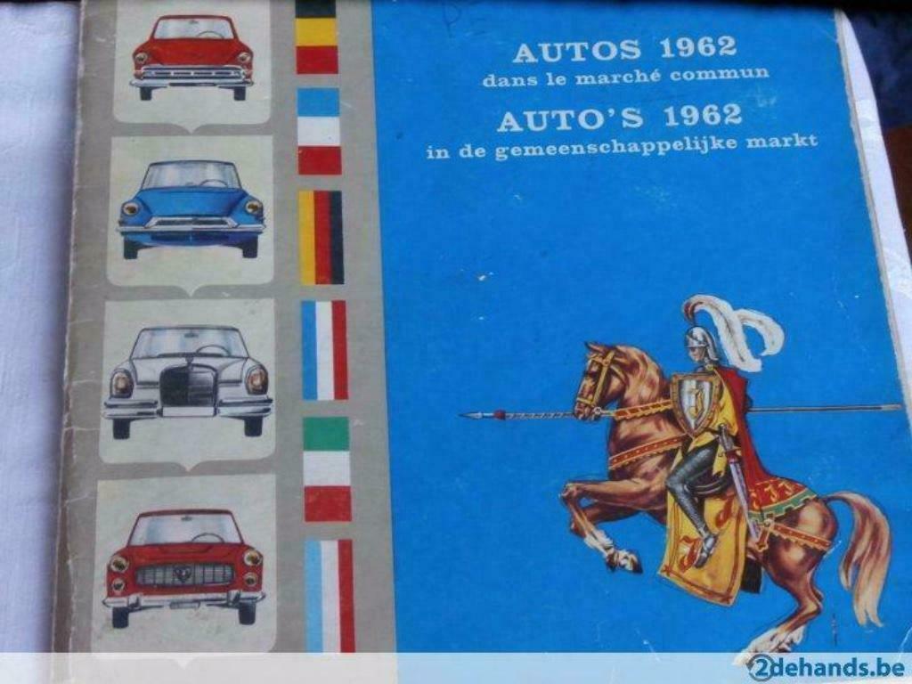 Chromo album Jacques "Cars" 1962 dans le ma commun, Collections, Enlèvement ou Envoi, Utilisé, Voitures