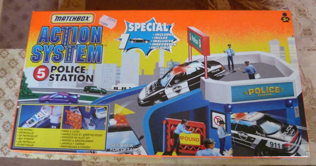 Matchbox Action System Police Station #5, Ophalen of Verzenden, Nieuw, Auto
