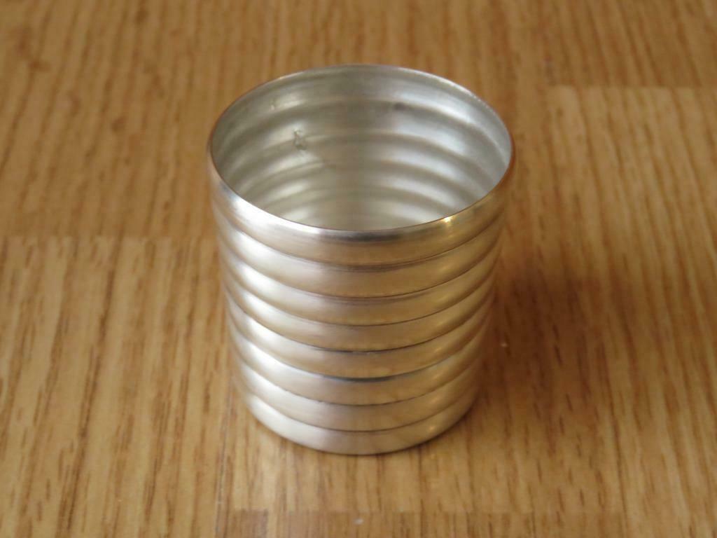 Antique superbe recipent en métal blanc argenté, Antiquités & Art, Enlèvement ou Envoi, Argent